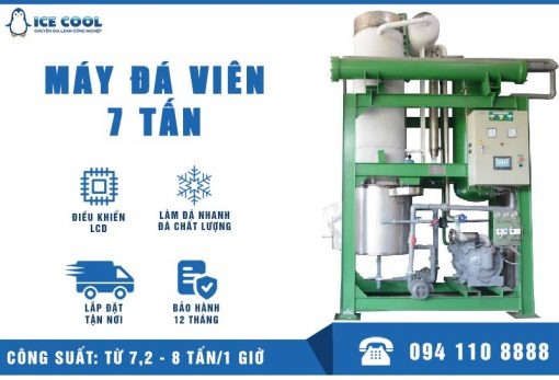 Lắp đặt máy làm đá viên sạch tinh khiết tại Tam Kỳ Quảng Nam