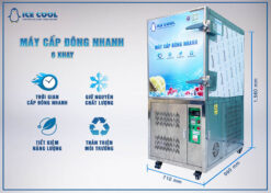 Máy cấp đông nhanh 6 khay ICE COOL