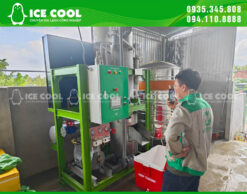 Máy đá viên 1 tấn ICE COOL điều khiển bằng màn hình cảm ứng HMI