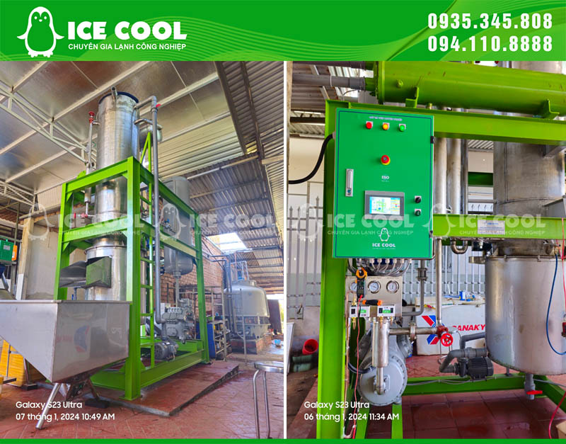 Máy làm đá viên ICE COOL chất lượng cao, ra đá vượt công suất, thiết kế đẹp hiện đại cho người dùng 