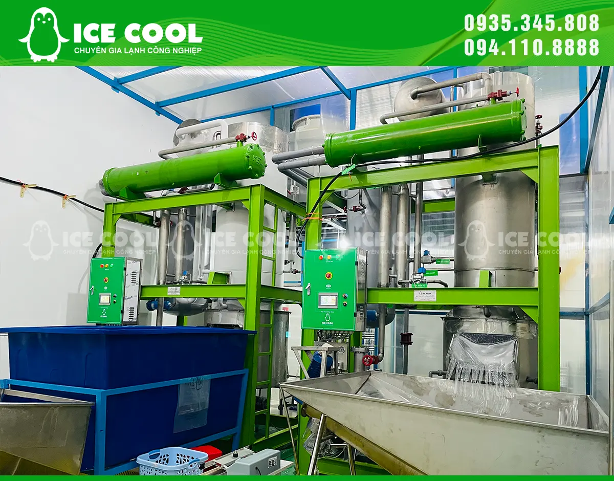 ICE COOL hoàn thành dự án lắp đặt hệ thống 2 máy đá viên tại Tân Phú TP HCM