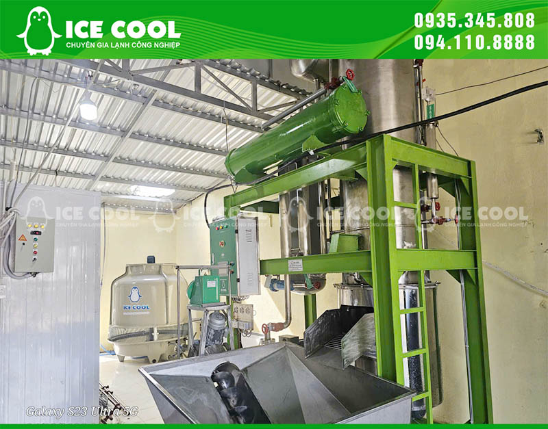 Dự án cung cấp máy đá viên 5 tấn đến Đồng Tháp phục vụ nhu cầu đá viên tại đây trong mùa hè oi bức