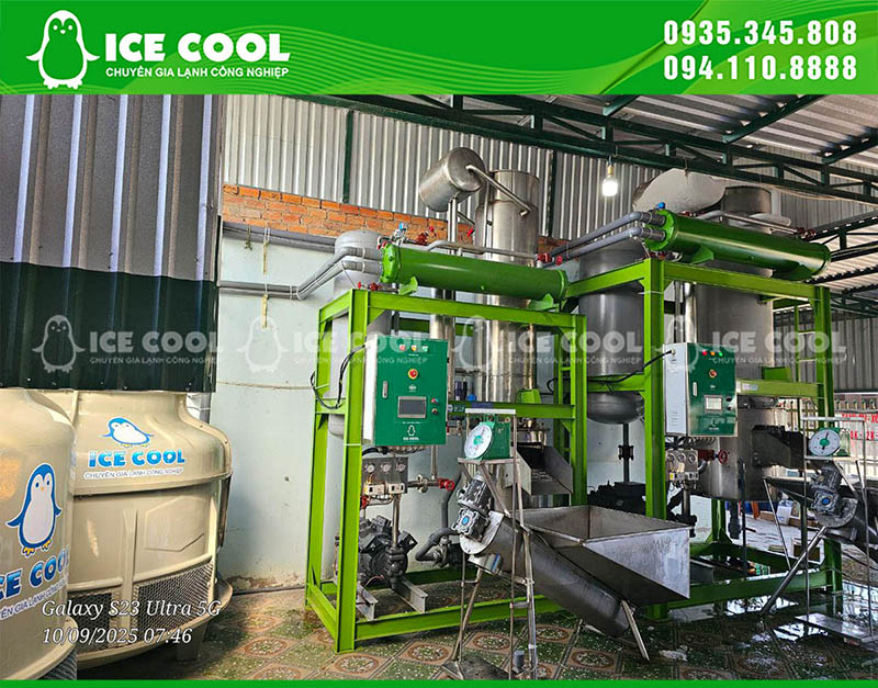 Máy ra đá nhanh, hoạt động bền bỉ, ổn định