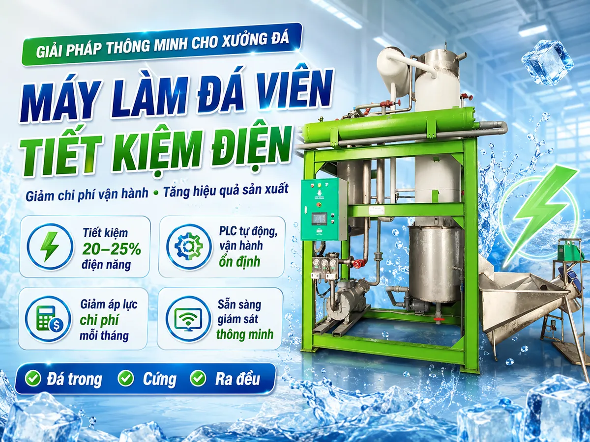 Máy làm đá viên tiết kiệm điện đang trở thành lựa chọn ưu tiên của nhiều doanh nghiệp nhờ khả năng giảm chi phí vận hành