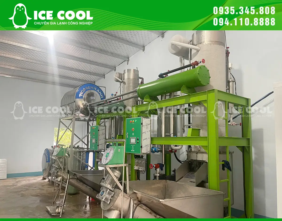 Lắp đặt 2 máy đá viên đến Chư Sê, Gia Lai và đã được đưa vào hoạt động 